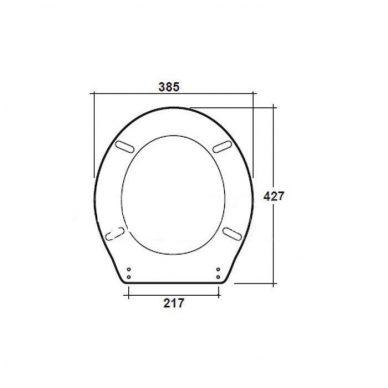 Klozeto dangtis C711 1