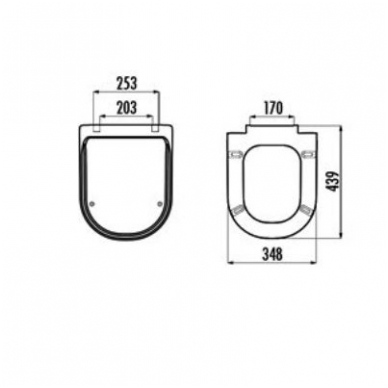 Klozeto dangtis KC3631 1